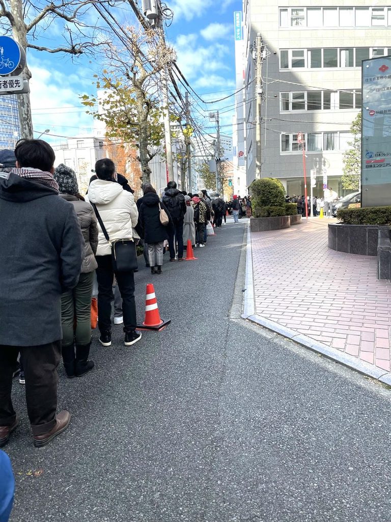 2022年正月の小網神社の行列