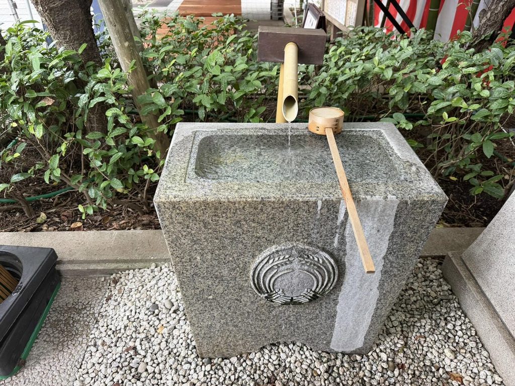 茶ノ木神社の手水舎